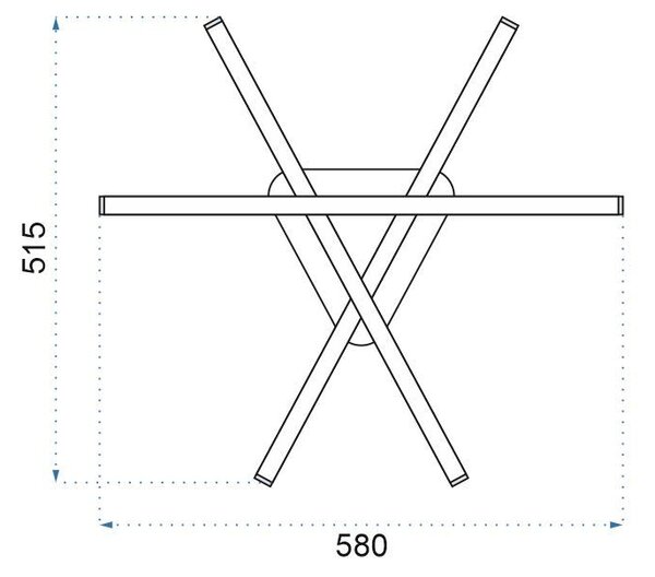 Toolight - Moderné LED stropné svietidlo 59x59cm APP397-C, chrómová, OSW-06913