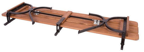 DEOKORK Drevená záhradná zostava NAXOS 1+2 (180 cm)