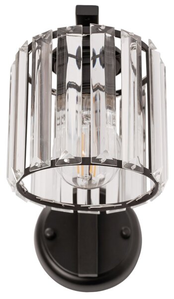 Toolight - Nástenná lampa 1xE27 APP512-1W, čierna, OSW-08558
