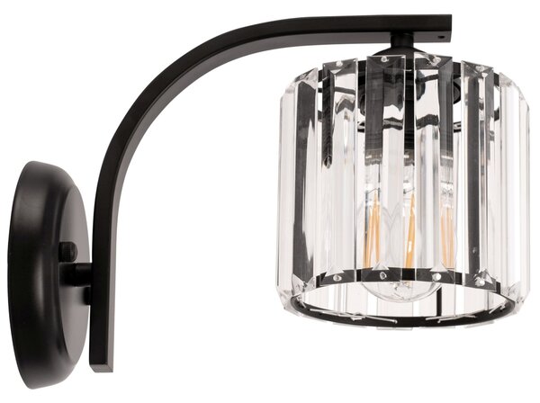 Toolight - Nástenná lampa 1xE27 APP512-1W, čierna, OSW-08558