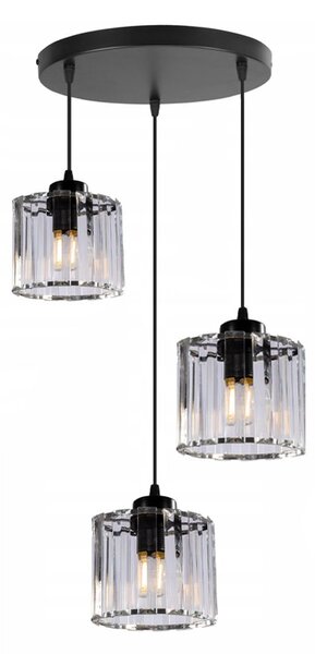 Toolight - závesné svietidlo Glamour, APP513-3CPR 3xE27, OSW-08552