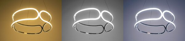Toolight - LED stropné svietidlo APP792-CP, chrómová, OSW-05500