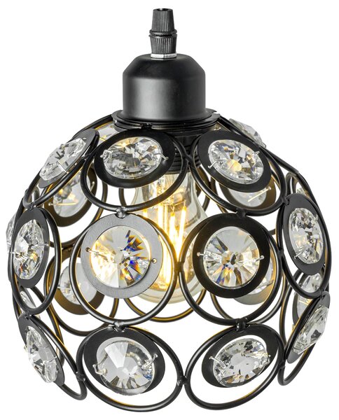 Toolight Edison, závesné svietidlo 3xE27 APP209-3CPR, čierna, OSW-30002