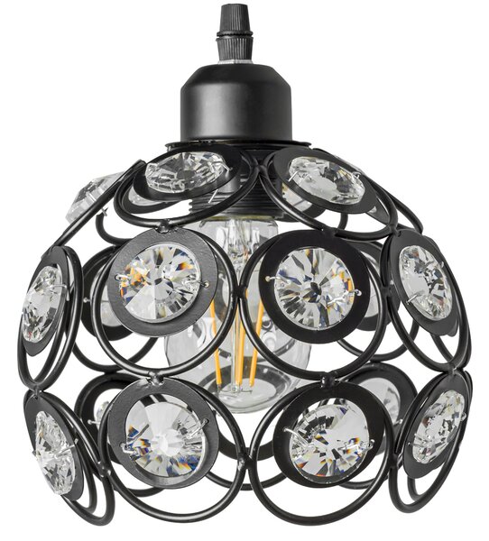 Toolight Edison, závesné svietidlo 3xE27 APP209-3CPR, čierna, OSW-30002