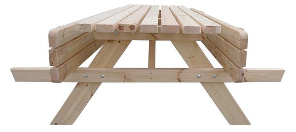Masívny drevený pivný set so sklopnými lavicami 180 cm