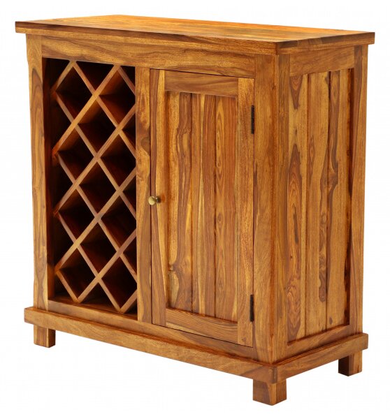 Barová skriňa Jali 90x90x45 z indického masívu palisander