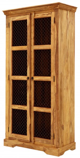 Vitrína Jali 100x200x45 z indického masívu palisander
