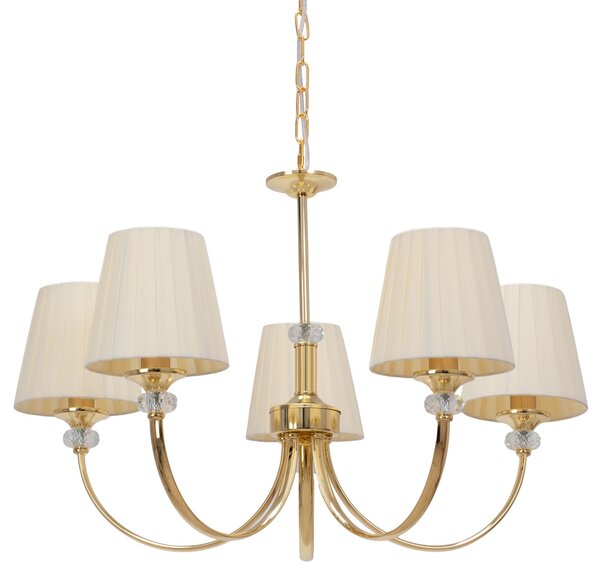 Toolight Toolight, stropná lampa 5xE14 APP1014-5CP, béžová, OSW-05557