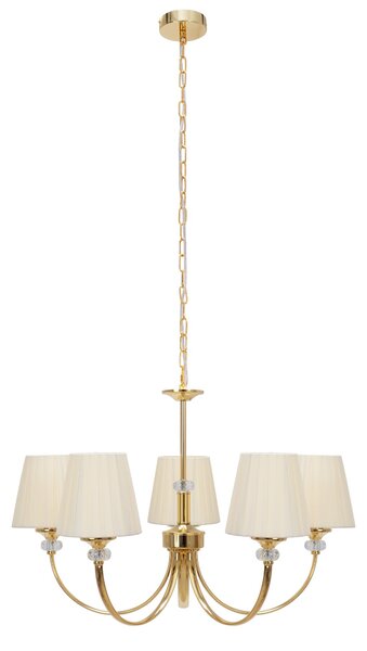 Toolight Toolight, stropná lampa 5xE14 APP1014-5CP, béžová, OSW-05557