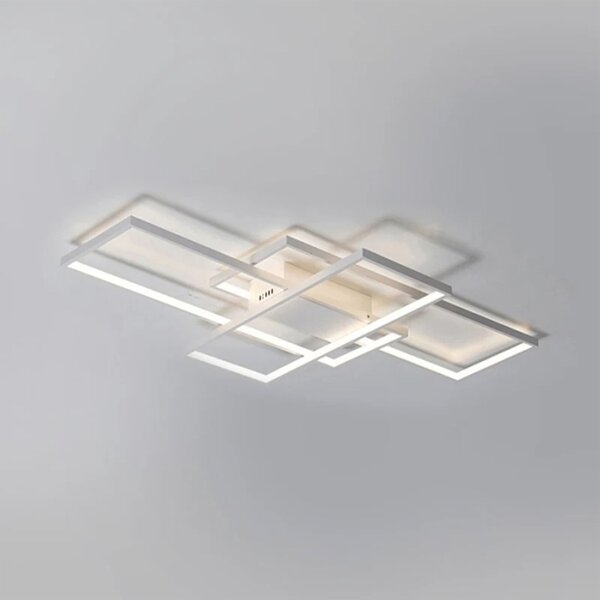 Toolight - LED stropné svietidlo + diaľkové ovládanie APP385-CP, chrómová, OSW-07860