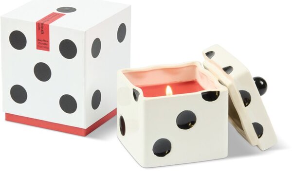 Paddywax Lucky Dice Tobacco Patchouli vonná sviečka z keramiky 283 g