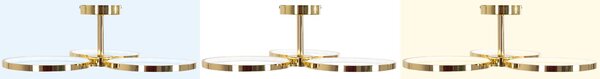 Toolight Toolight, LED stropné svietidlo + diaľkové ovládanie APP993-C, zlatá, OSW-08149