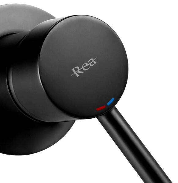 Podomietková batéria Rea Lungo LONG Black Mat matná čierna + BOX