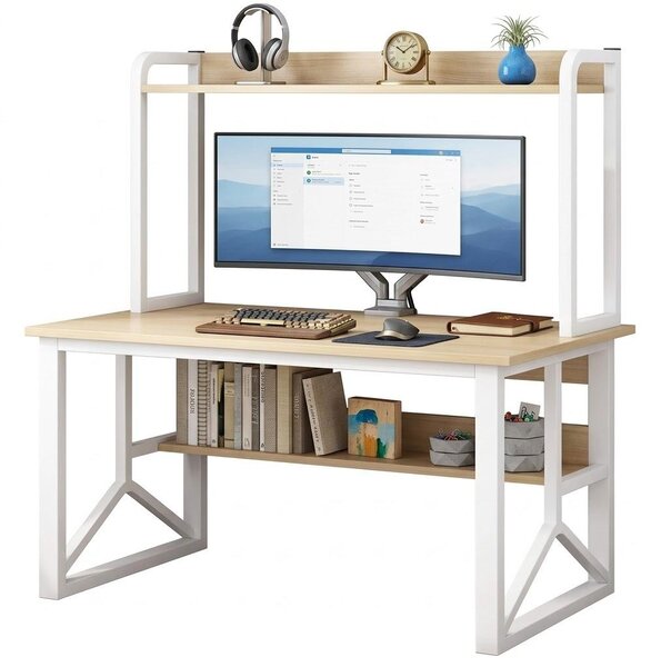 Počítačový Stôl Dubový Herný Stôl Na Notebook Moderný 120Cm
