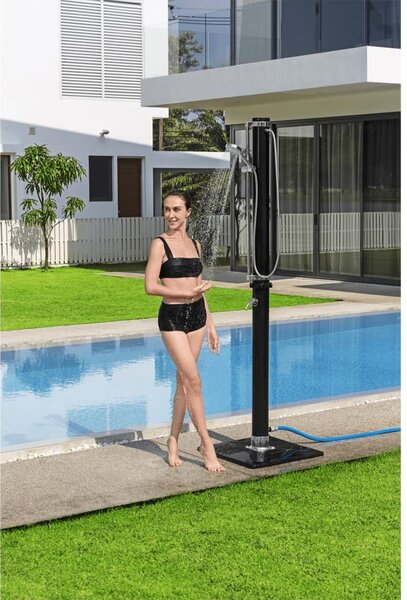 Maison Exclusive – Solárna sprcha Gartendusche Solar Flow, čierna, 20 litrov