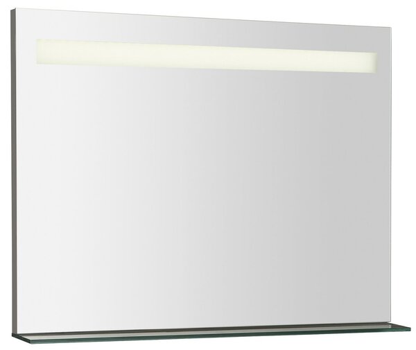 Breto BT080 zrkadlo s policou a LED osvetlením 80x60,8 mm