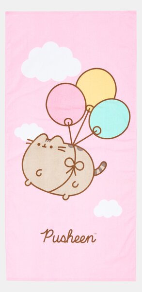 Sinsay - Bavlnená osuška Pusheen the Cat - ružová