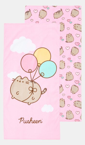 Sinsay - Bavlnená osuška Pusheen the Cat - ružová