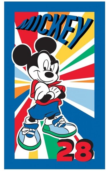 Detský / chlapčenský uterák Frajer Mickey Mouse - Disney - 100% bavlna, froté s gramážou 320 gr./m² - 30 x 50 cm