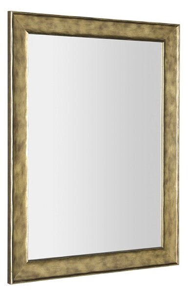 SAPHO Bergara zrkadlo v drevenom ráme 742x942mm, zlatá NL527