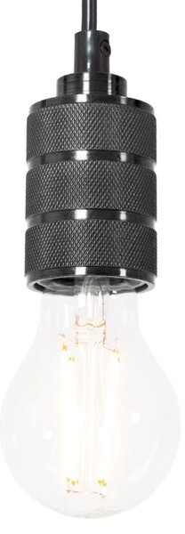 Toolight Toolight, závesná stropná lampa 1xE27 APP342-1CP, čierna, OSW-08409