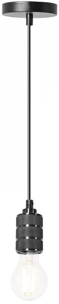 Toolight Toolight, závesná stropná lampa 1xE27 APP342-1CP, čierna, OSW-08409
