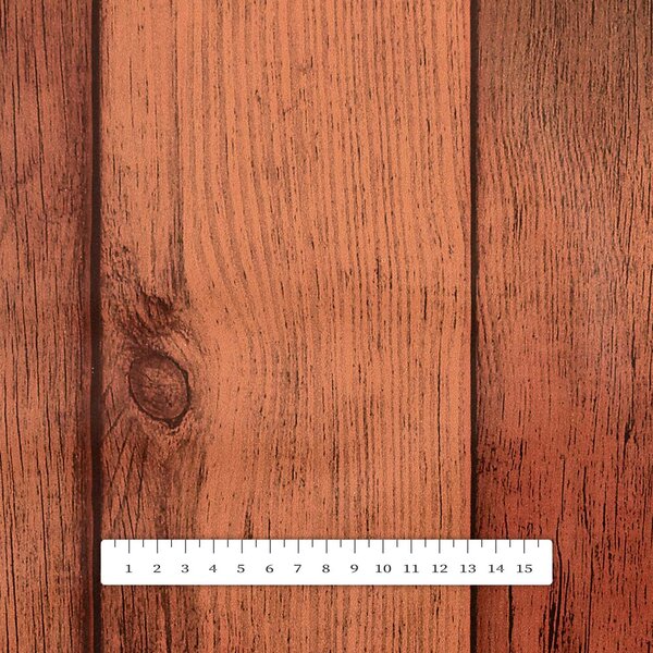 PVC obrus Mahagónový drevodekor PV-216 - metráž š. 140 cm
