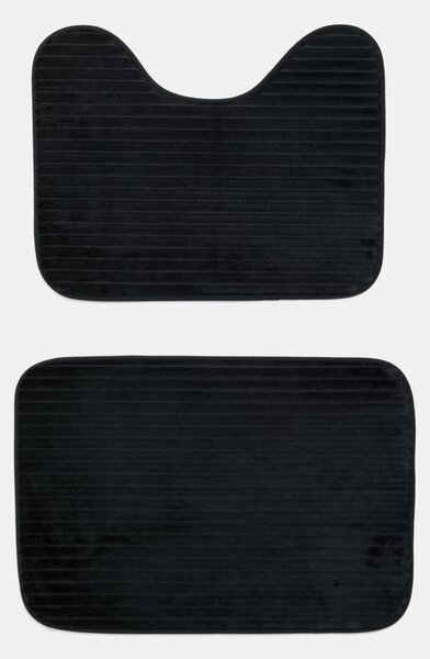 Sinsay - Sada kúpeľňových kobercov 2 pack - čierna