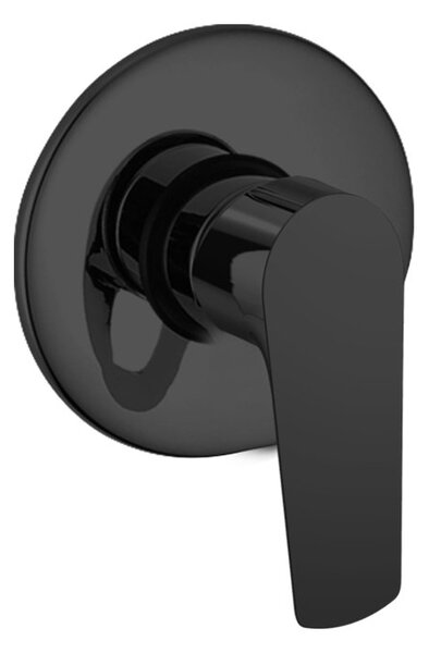 AQUALINE LOTTA podomietková sprchová batéria, 1 výstup, čierna LT741B