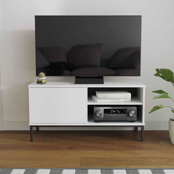 MEBLINE Skrinka RTV QATAR QT04 biela