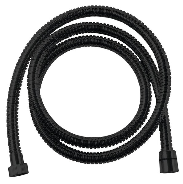 Sapho Sapho, POWERFLEX metal shower hose, 150cm, čierna matná, FLEX150B