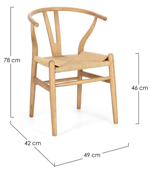 ARTAS NATURAL jedálenská stolička