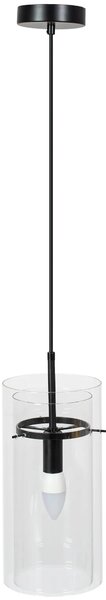 Toolight - Závesná stropná lampa Corn - čierna - APP1211-1CP