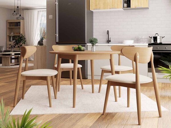 Mirjan24 Jedálenská stolička ST80, Farby: čierna, Potah: Magic Velvet 2219 5903211142178