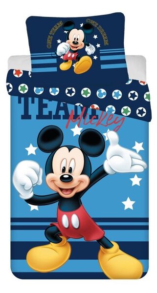 JERRY FABRICS Obliečky Mickey Team Bavlna, 140/200, 70/90 cm