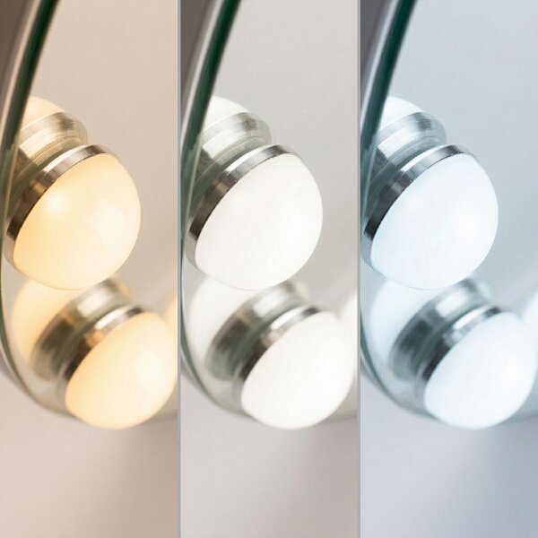 Rea Hollywood, LED zrkadlo, 58x45 cm, biela, HOM-12010