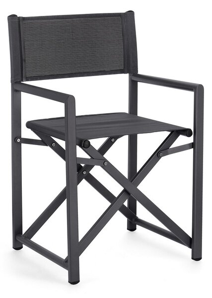 TAYLOR DARK GREY záhradné kreslo