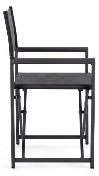TAYLOR DARK GREY záhradné kreslo