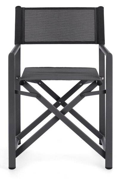 TAYLOR DARK GREY záhradné kreslo