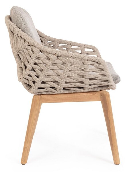 TAMIRES BEIGE záhradné kreslo