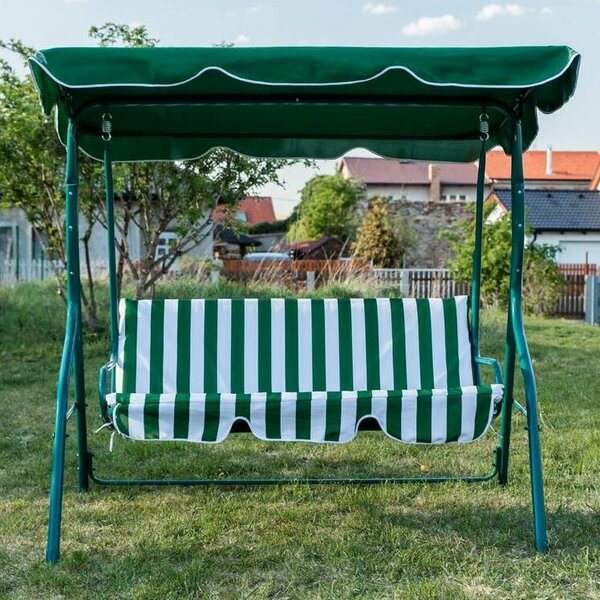 Happy Green Záhradná hojdačka Stripy II