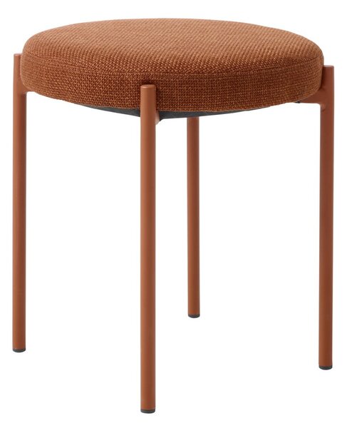 Kovová stolička v terakotovej farbe Pelican – Unique Furniture