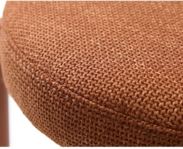 Kovová stolička v terakotovej farbe Pelican – Unique Furniture