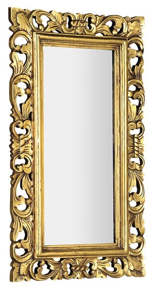 SAPHO SAMBLUNG zrkadlo v ráme, 40x70cm, zlatá IN110