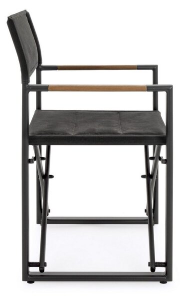 LAGUN CHARCOAL záhradné kreslo
