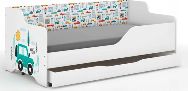 Detská posteľ pre milovníkov terénnych áut 160x80 cm