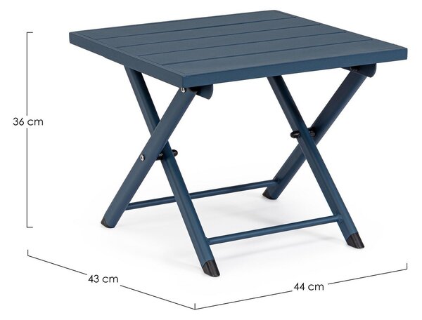 TAYLOR NAVY záhradný stolík 44x43cm