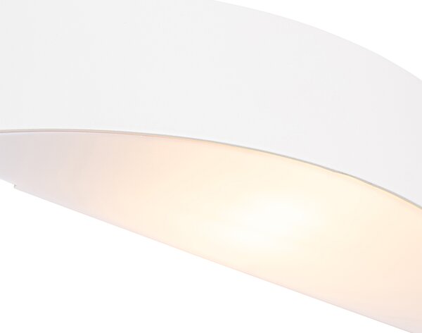 Moderná vonkajšia nástenná lampa biela IP44 - Caz