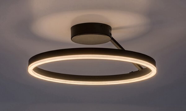 RABALUX 71302 Isaure stropné svietidlo D400mm LED 24W/1600lm 3000+4000+6500K čierna, biela