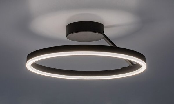 RABALUX 71302 Isaure stropné svietidlo D400mm LED 24W/1600lm 3000+4000+6500K čierna, biela